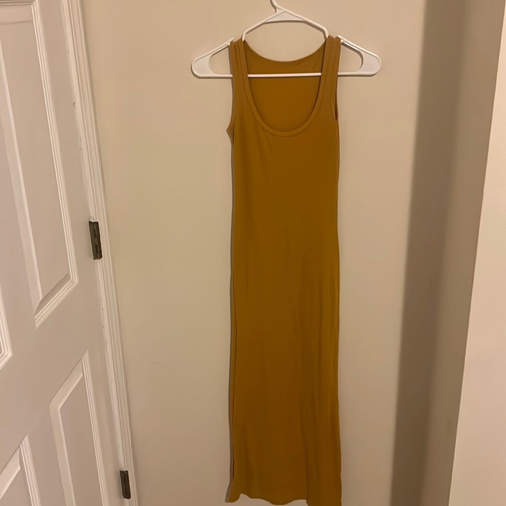 Mustard Yellow maxi dress